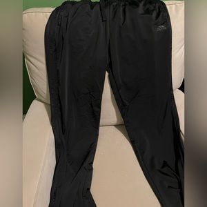 Like New Mens XL Adidas Workout Track Pants with Black Stripes